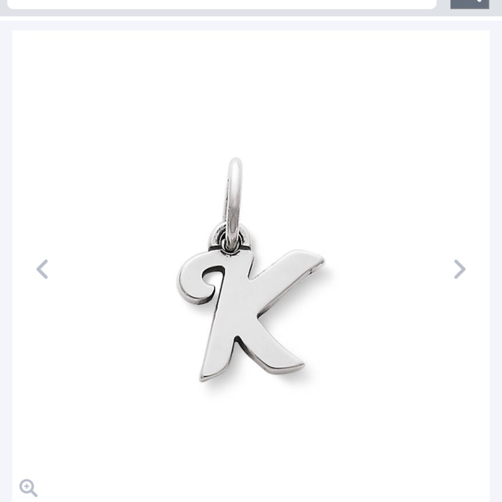 Brand new James Avery K charm